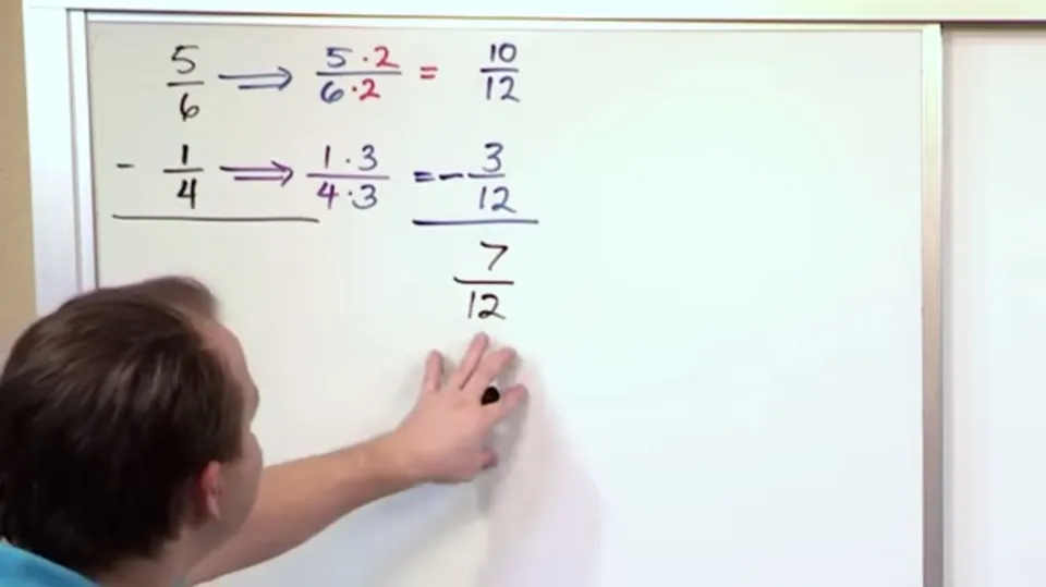 How to Subtract Fractions With Different Denominators All Explained
